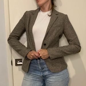 H&M Tweed Jacket w Elbow Patches